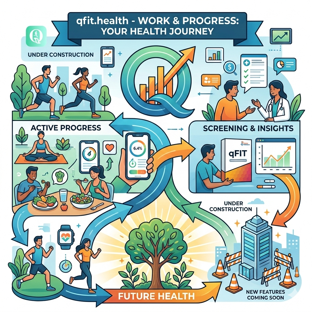qfit.health Work and Progress Journey